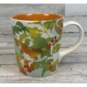 Collectors Starbucks 2008 Fall Leaves Foliage Berries Coffee Mug 14 Fl Oz. Cup